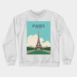 The Eiffel Tower paris france Crewneck Sweatshirt